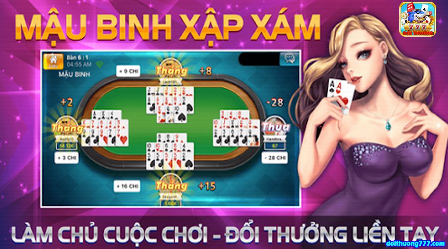 Hướng dẫn cách chơi, luật chơi game bài Mậu binh online